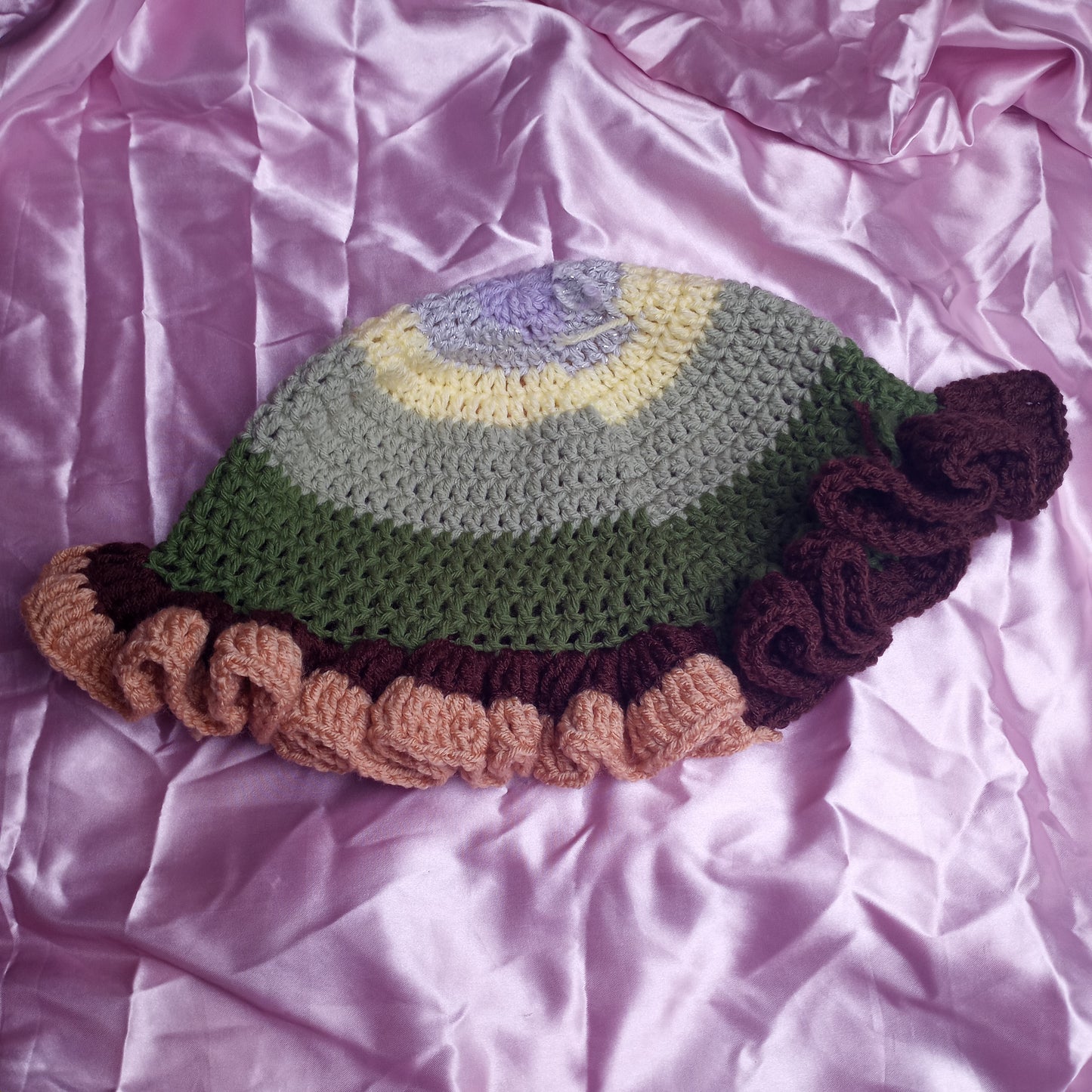 Ruffle Scrap Cat Hat