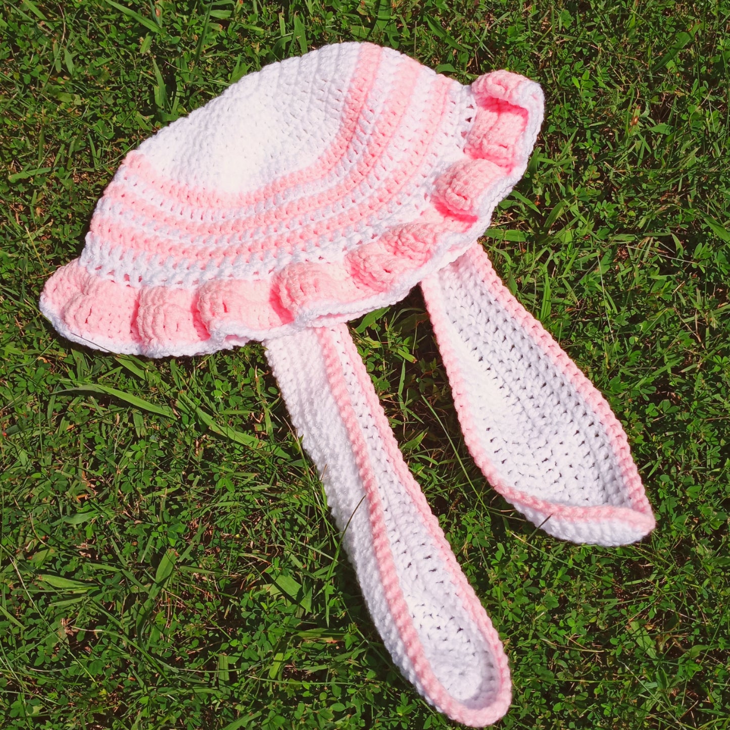 Bunny Ear Ruffle Hat
