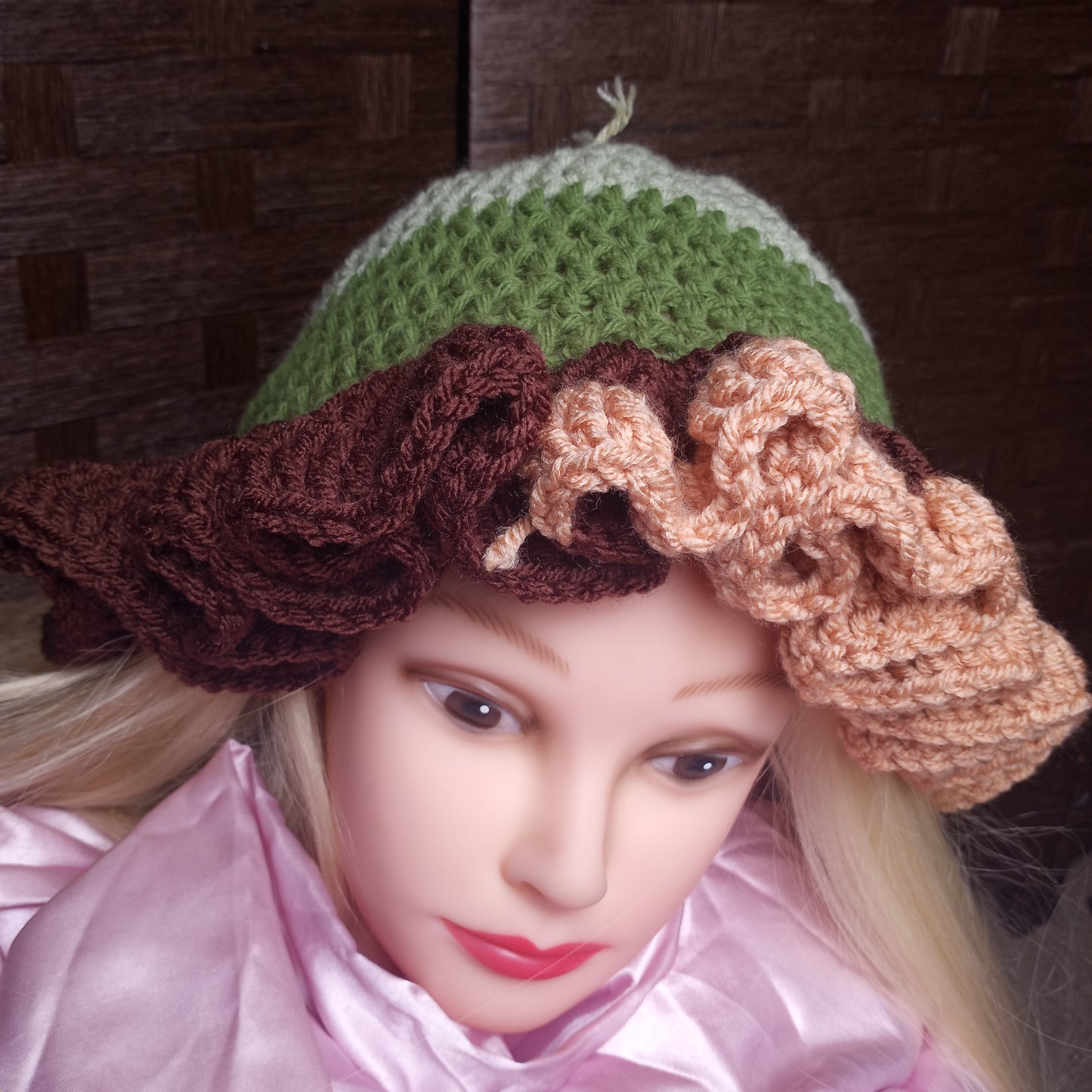 Ruffle Scrap Cat Hat