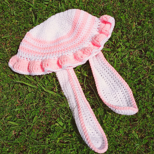 Bunny Ear Ruffle Hat