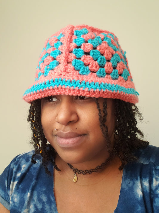 Granny Square Bucket Hat