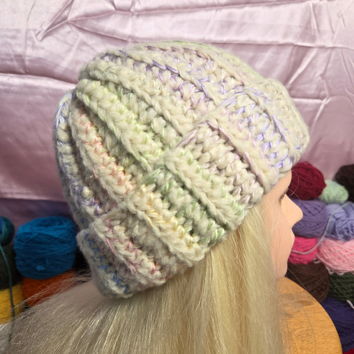 Chunky Pastel Beanie